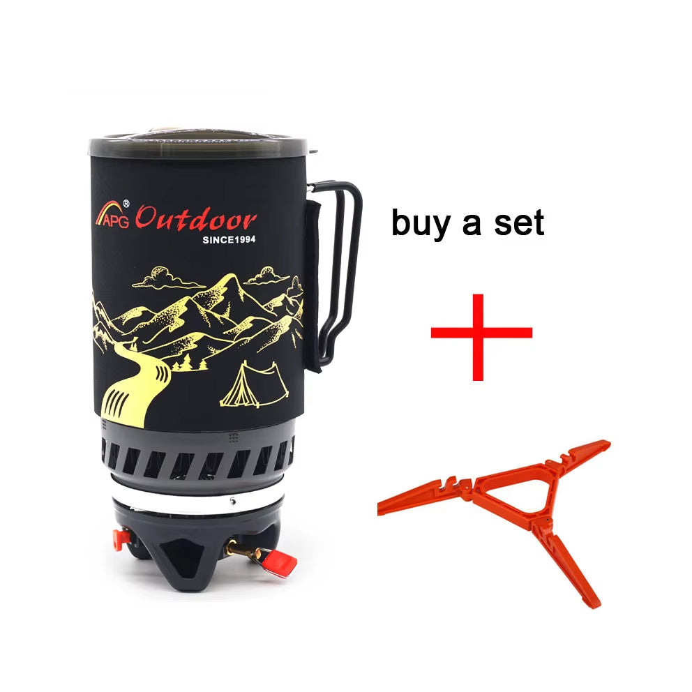 1400Ml Camping Gas Stove Fires Cooking System and Portable Gas Burners