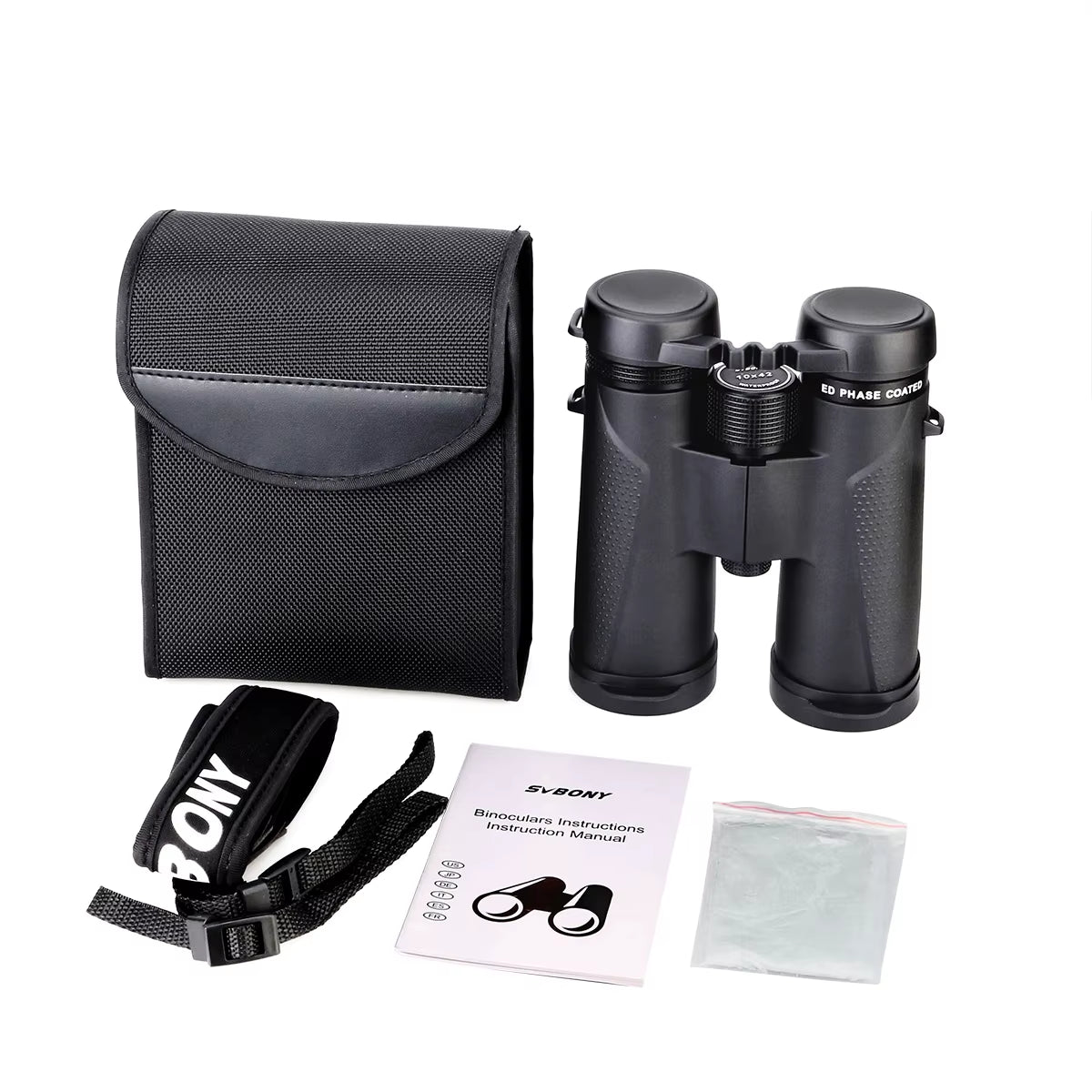 SV202 ED Long Range Binoculars 8X32/8X42/10X42,Ipx7 Waterproof FMC Bak4,Bird Watching,Stargazing,Camping,Travel,Astronomy