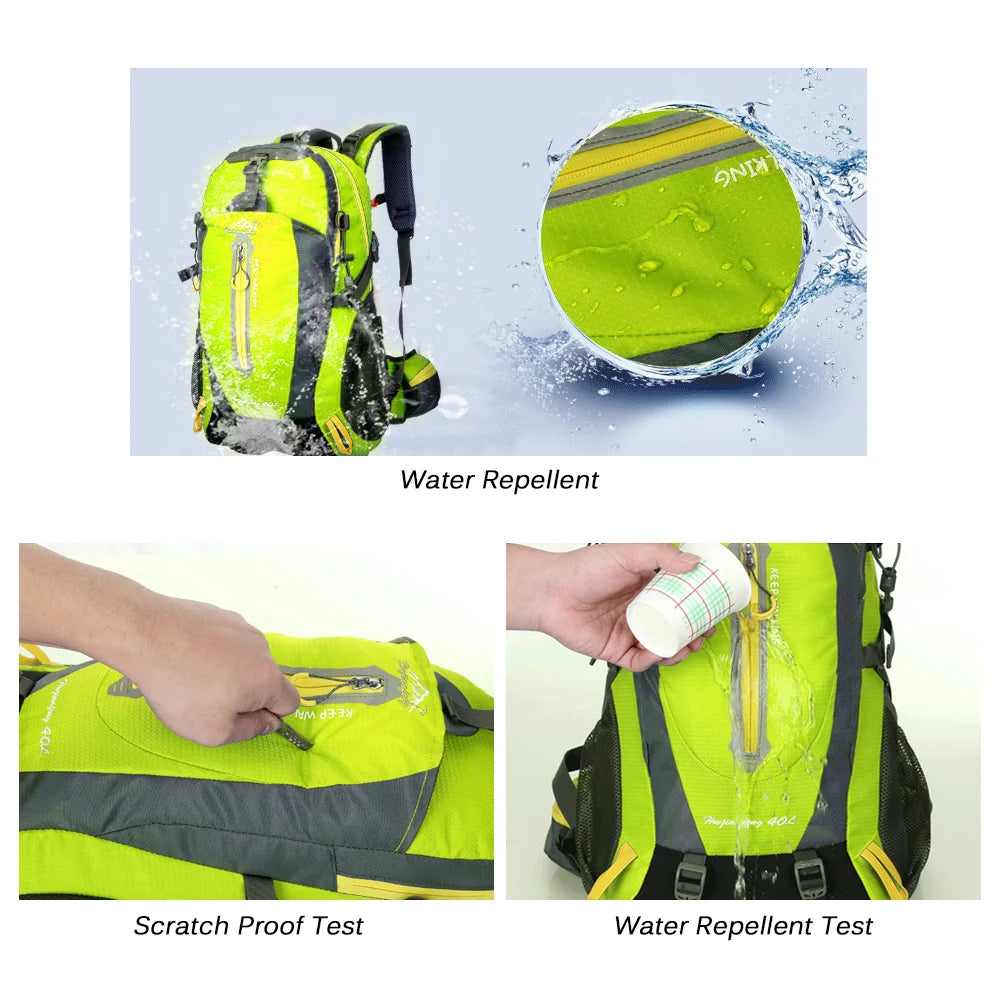 Waterproof Climbing Backpack Rucksack Outdoor Sports Bag Travel Backpack Camping Hiking Backpack Women Trekking Bag for Men