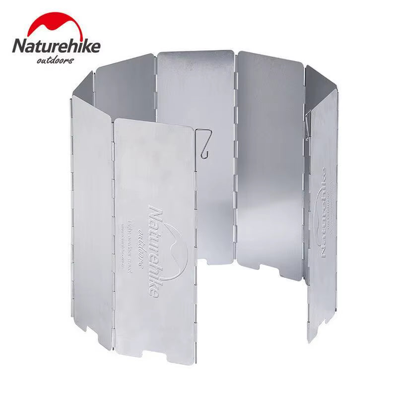 8 Plates Camping Stove Windscreen Foldable Gas Cookers Wind Deflectors Camping Cooker Gas Stove Wind Shield Equipment