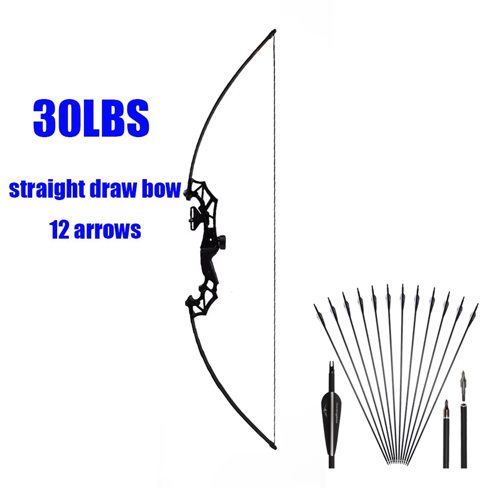 Takedown Recurve Bow & Arrow Set Hunting Target Shooting 30-50Lbs Archery for Beginner /Sending an Order from MOSCOW