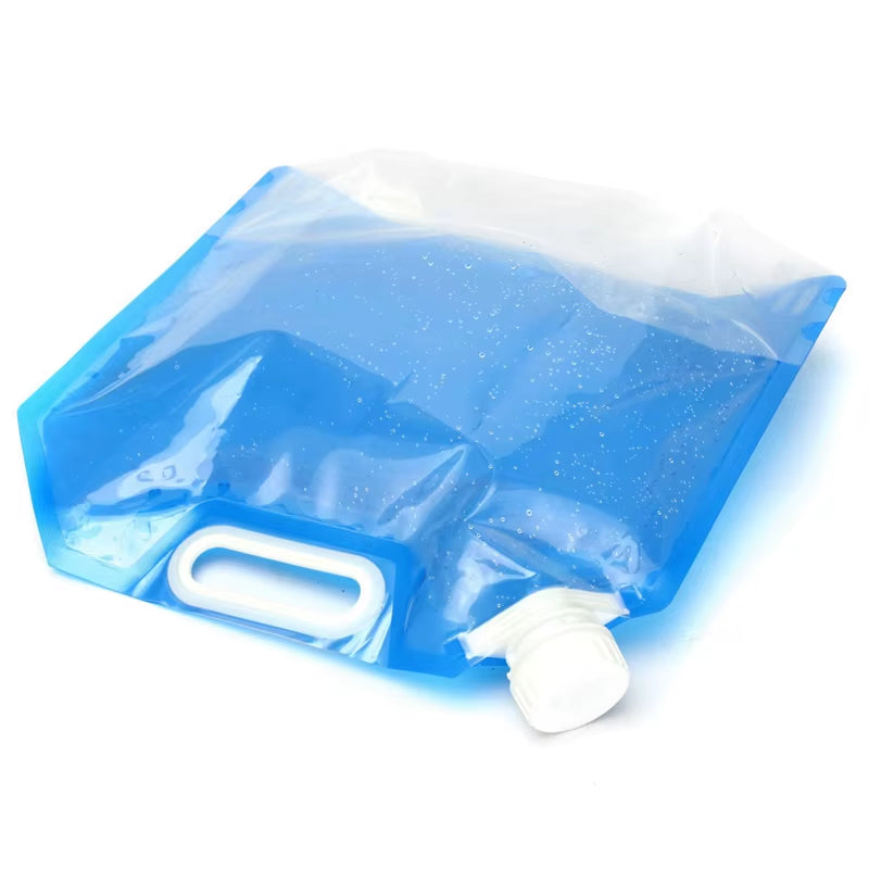 5L Folding Water Storage Collapsible Lifting Bag Portable Camping Hiking Survival Outdoor Accessories Travel Kits Equipments
