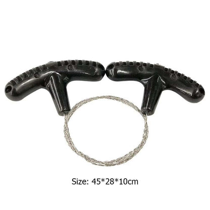Stainless Steel Wire Saw Flint Cutting Equipment for Emergency Travel Camping Hiking Hcroll Outdoor Survive Tool Hunting Tools
