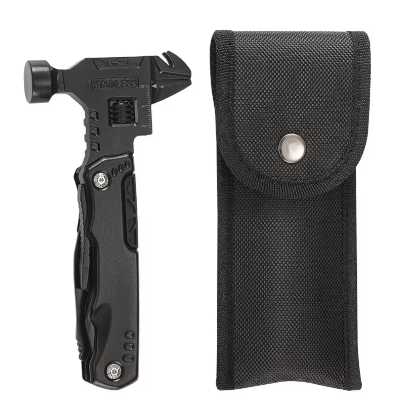 Multi Functional Adjustable Open-End Wrench Combination Universal Folding Pliers EDC Tool