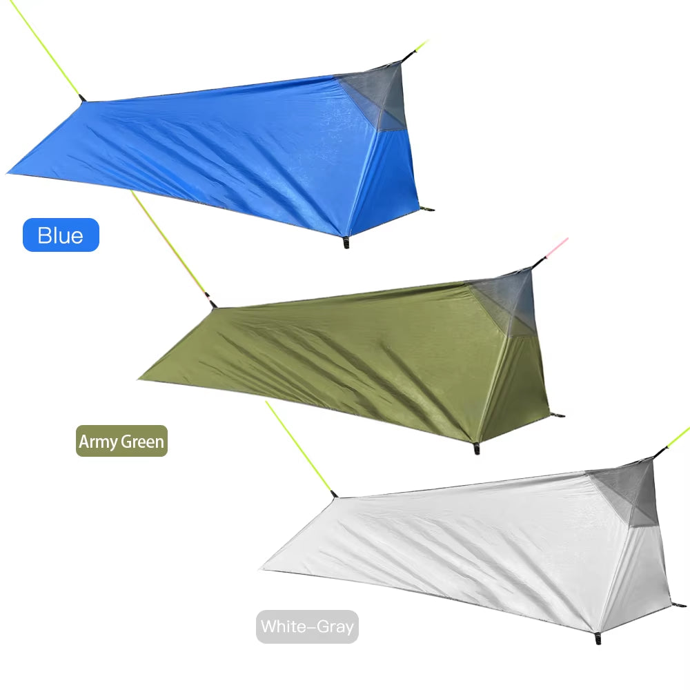 Backpacking Tent Outdoor Camping Sleeping Bag Tent Lightweight Single Person Tent with Mosquito Net Outdoor Sleeping Bag