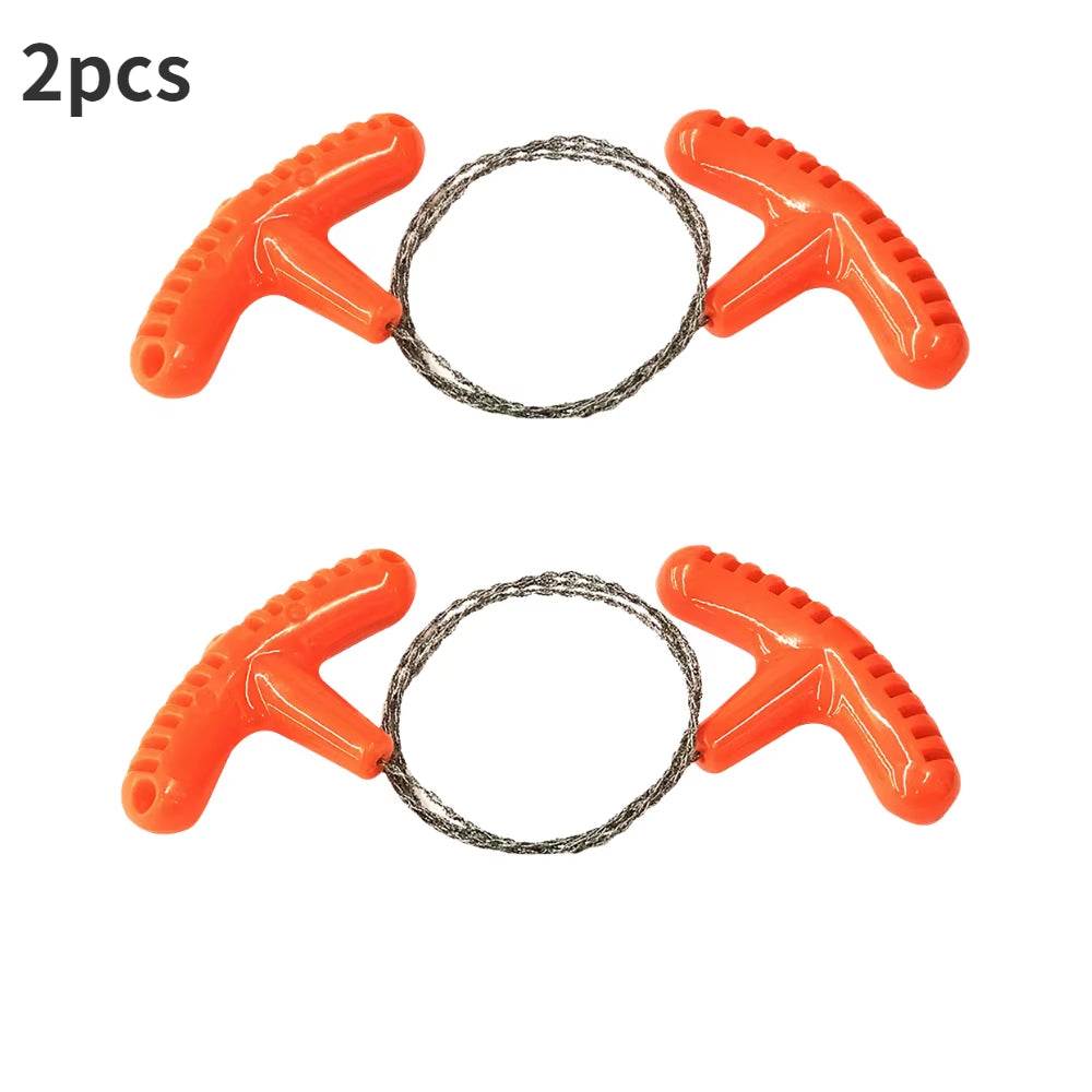 Stainless Steel Wire Saw Flint Cutting Equipment for Emergency Travel Camping Hiking Hcroll Outdoor Survive Tool Hunting Tools