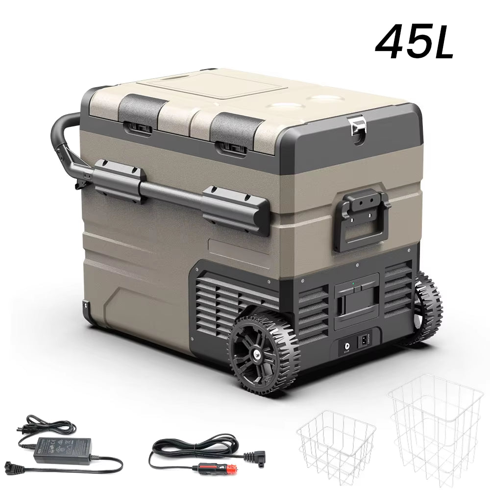 TAW35/45/55L Portable Freezer Fridge, 12 Volt Car Refrigerator, Outdoor Car Refrigerator -12/24V DC and 100-240V AC