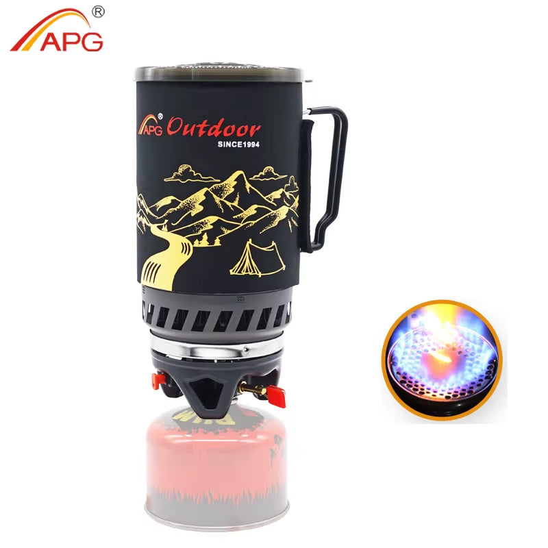 1400Ml Camping Gas Stove Fires Cooking System and Portable Gas Burners
