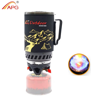 1400Ml Camping Gas Stove Fires Cooking System and Portable Gas Burners