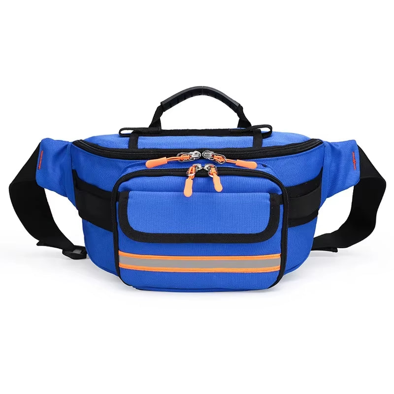 Empty Rescue Waist Bag First Aid Bag for Camping Travel Medical Storage Medical Organizer Outdoor Emergency Survival Running