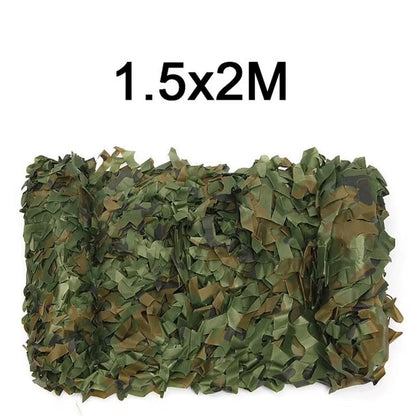 Camouflage Net 1.5M*2 3 4 5 6 7 8 9 10M Wide Camouflage Camo Netting Bulk Roll Decoration Sun Shade Party Camping Desert Jungle