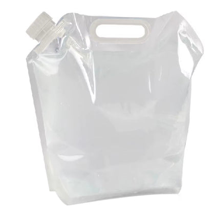 5L Folding Water Storage Collapsible Lifting Bag Portable Camping Hiking Survival Outdoor Accessories Travel Kits Equipments