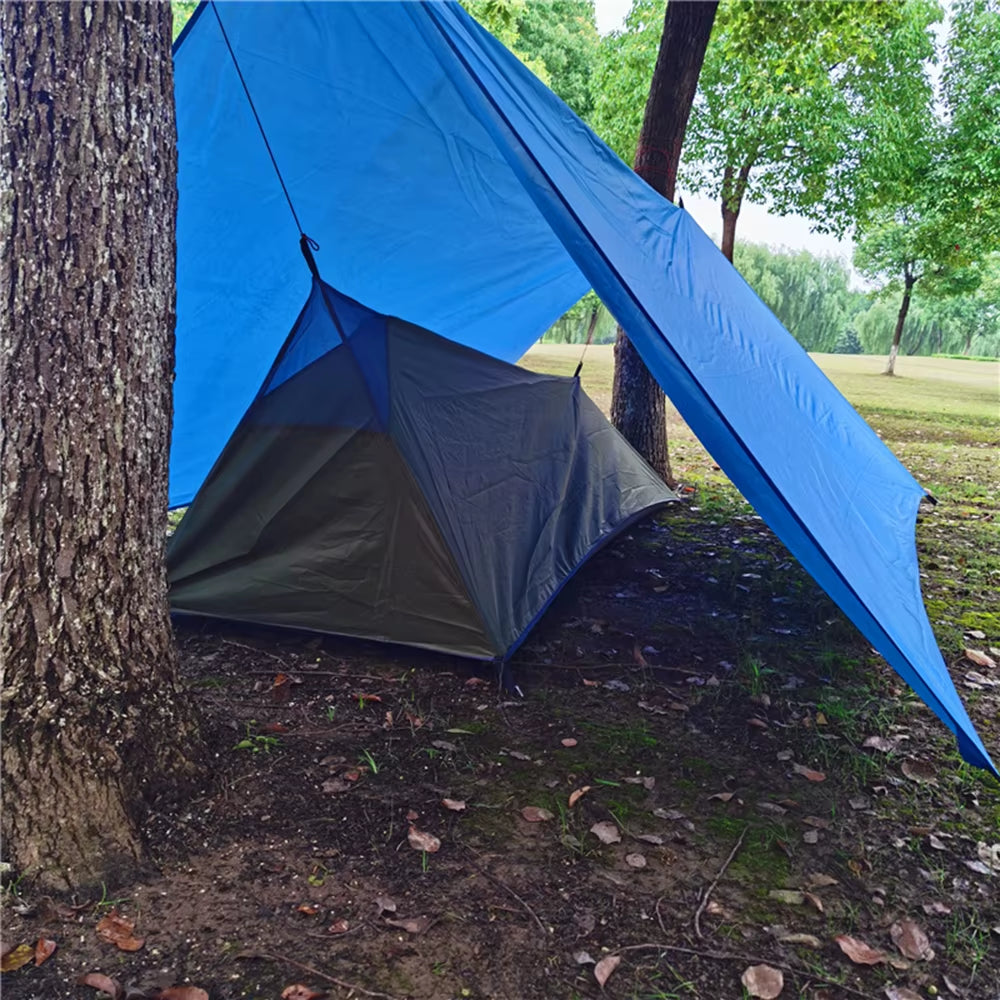 Backpacking Tent Outdoor Camping Sleeping Bag Tent Lightweight Single Person Tent with Mosquito Net Outdoor Sleeping Bag