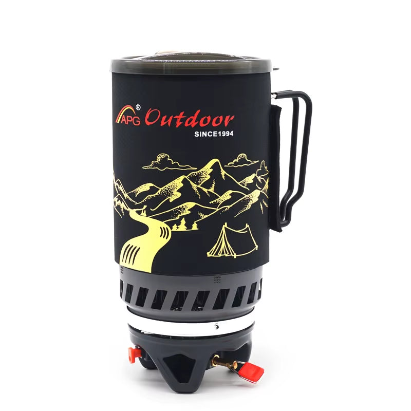 1400Ml Camping Gas Stove Fires Cooking System and Portable Gas Burners