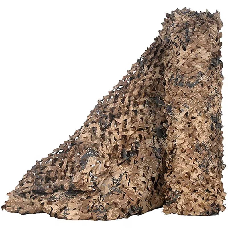 Camouflage Net 1.5M*2 3 4 5 6 7 8 9 10M Wide Camouflage Camo Netting Bulk Roll Decoration Sun Shade Party Camping Desert Jungle