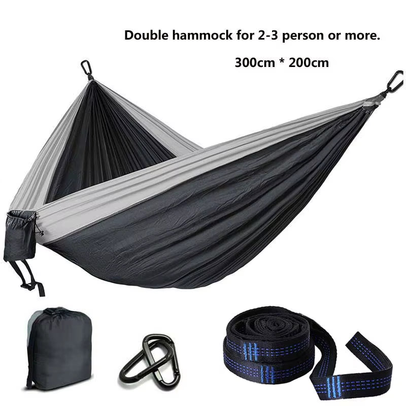 Camping Parachute Hammock Survival Garden Outdoor Furniture Leisure Sleeping Hamaca Travel Double Hammock