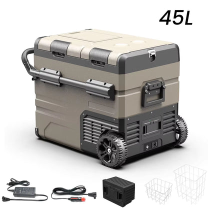 TAW35/45/55L Portable Freezer Fridge, 12 Volt Car Refrigerator, Outdoor Car Refrigerator -12/24V DC and 100-240V AC