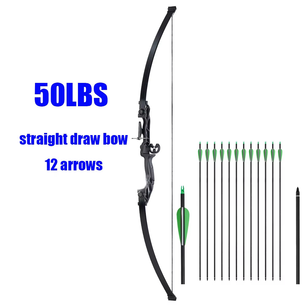 Takedown Recurve Bow & Arrow Set Hunting Target Shooting 30-50Lbs Archery for Beginner /Sending an Order from MOSCOW