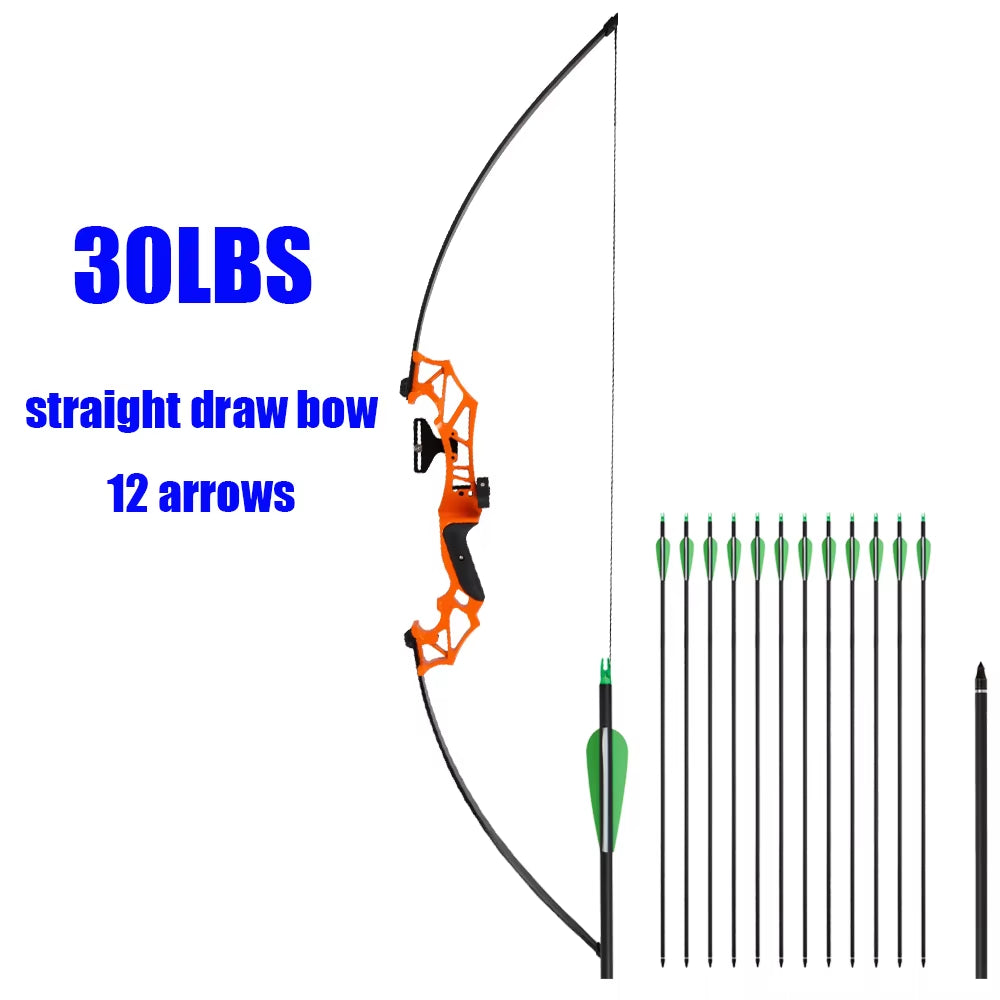 Takedown Recurve Bow & Arrow Set Hunting Target Shooting 30-50Lbs Archery for Beginner /Sending an Order from MOSCOW