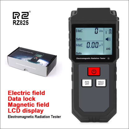Electromagnetic Field Radiation Detector Tester Emf Meter Rechargeable Handheld Portable Counter Emission Dosimeter Computer