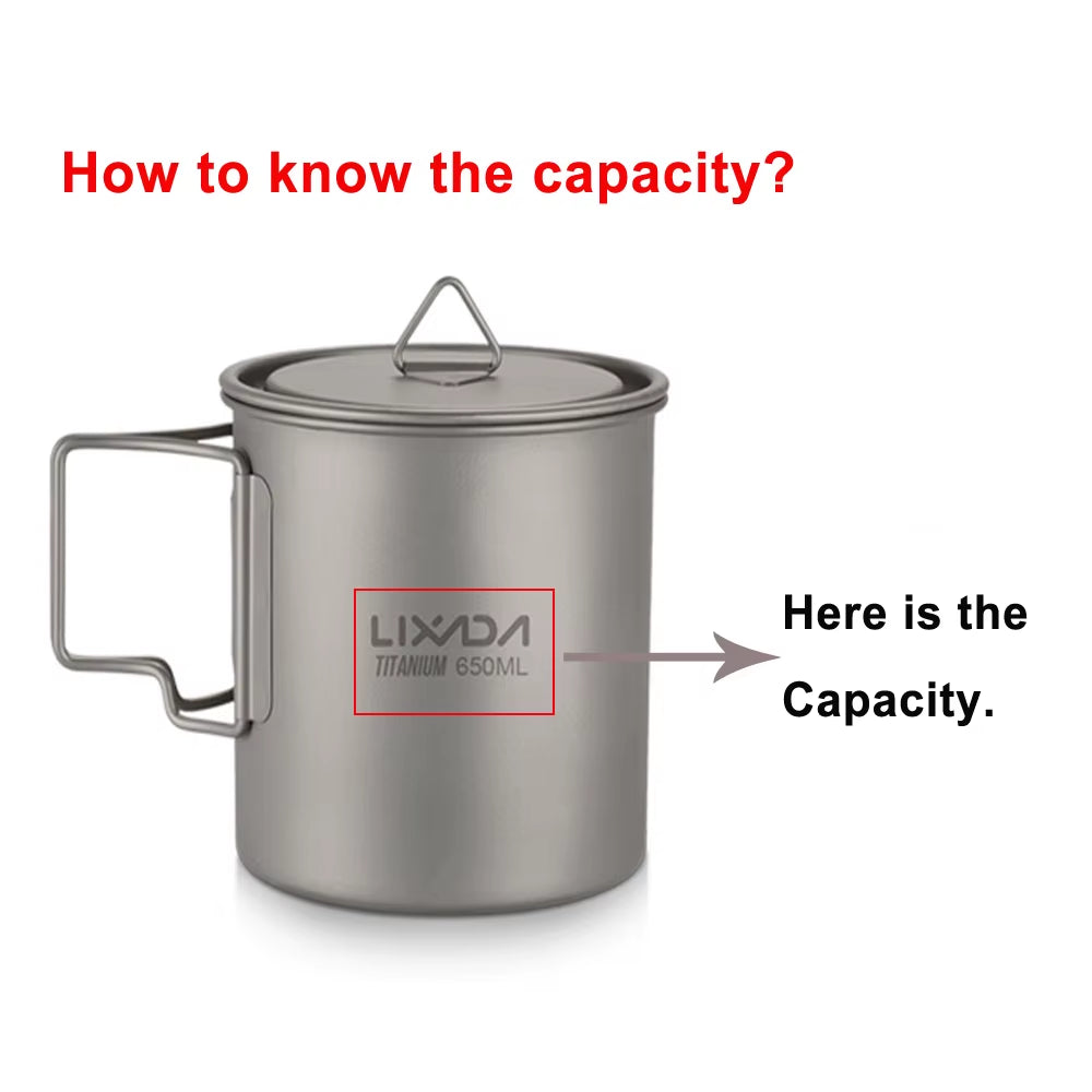 Camping Equipment Titanium Wood Stove Outdoor Cookware Tableware Set Hiking Picnic Backpacking Camping Pot Pan Mug Set
