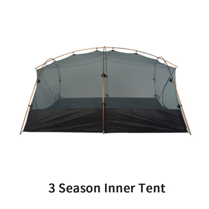 Qingkong 4 Camping Tent Ultralight Portable 15D/210T Large Space 3/4 Season 4 People Tent Outdoor Travel Hiking Tents