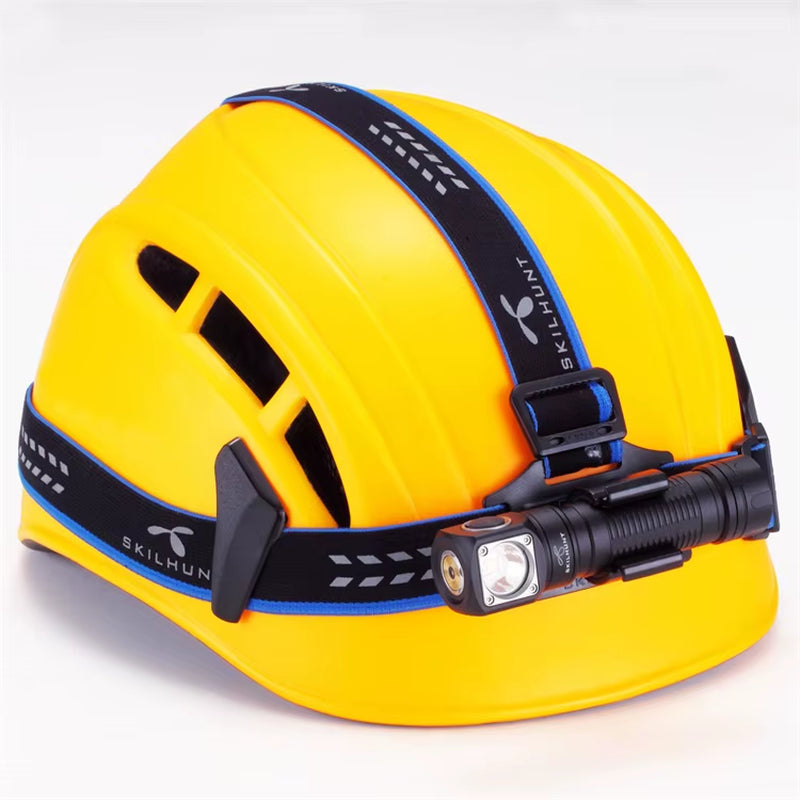 H04 H04R H04F RC 1200 Lumen Customized UI USB Magnetic Rechargeable LED Flashlight Hunting Camping + Headband