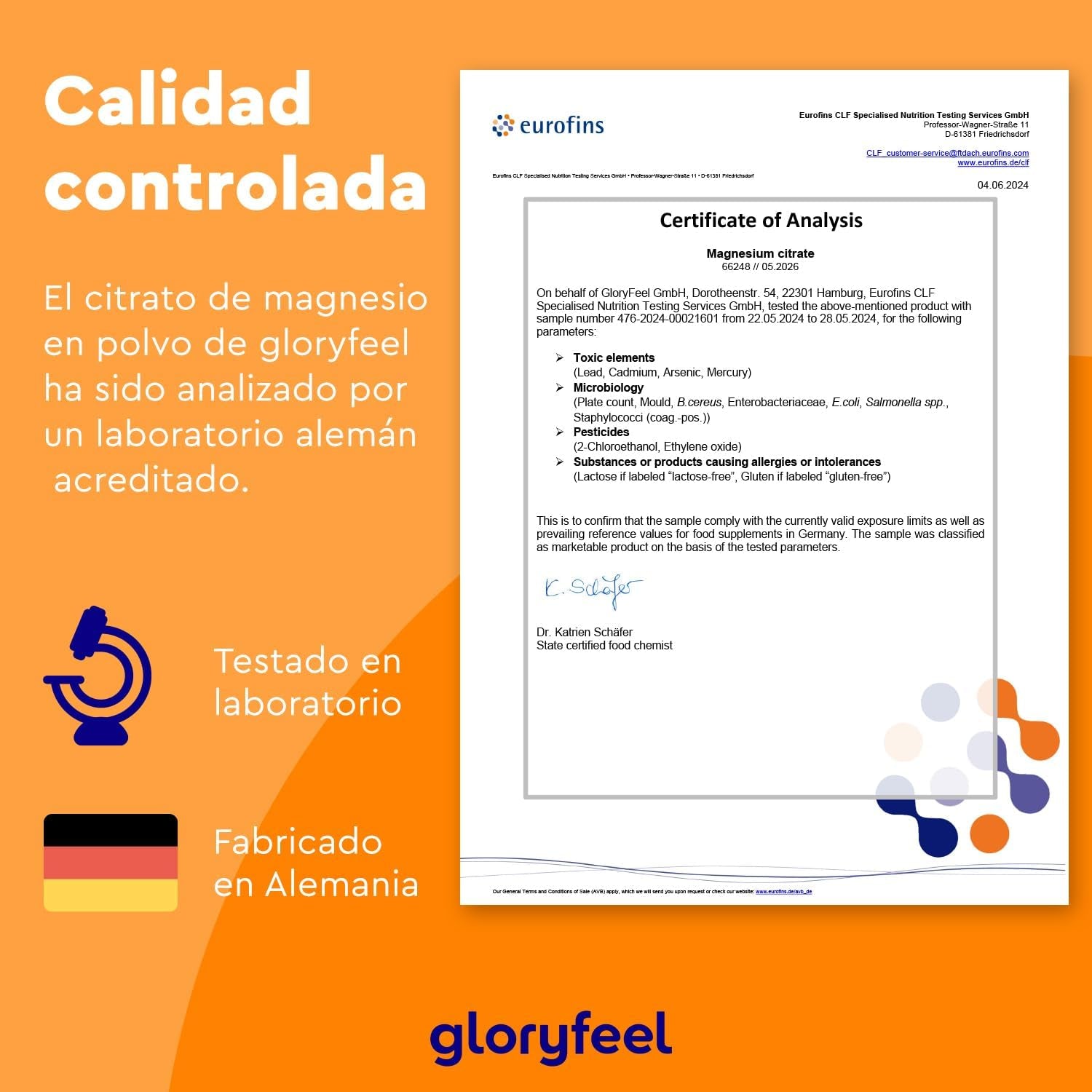 Citrato De Magnesio En Polvo 600 Gr = 705 Porciones - 400Mg De Magnesio Por Dosis Diaria - 235 Días De Toma (+7 Meses) - Sabor Neutro - 100% Puro, Sin Aditivos, Sin Gluten Ni Lactosa