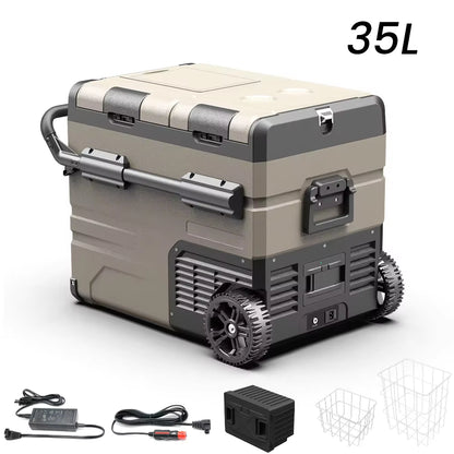 TAW35/45/55L Portable Freezer Fridge, 12 Volt Car Refrigerator, Outdoor Car Refrigerator -12/24V DC and 100-240V AC