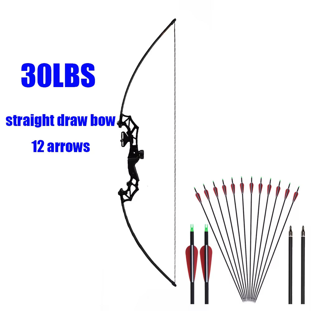 Takedown Recurve Bow & Arrow Set Hunting Target Shooting 30-50Lbs Archery for Beginner /Sending an Order from MOSCOW