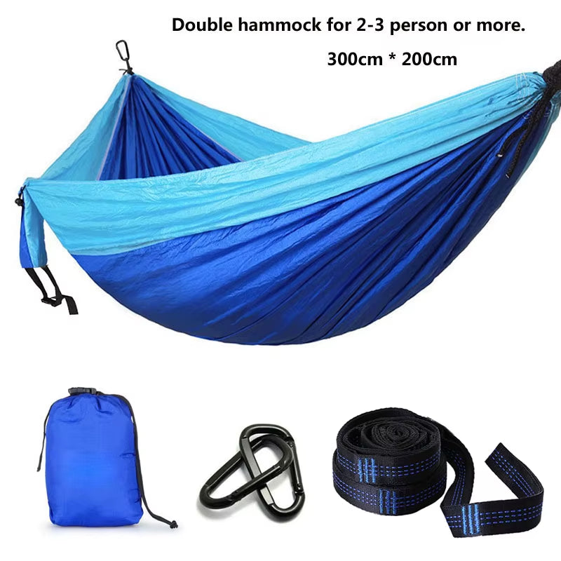 Camping Parachute Hammock Survival Garden Outdoor Furniture Leisure Sleeping Hamaca Travel Double Hammock