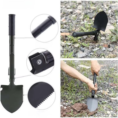 Car Safety Kit Trailer with Folding Survival Shovel Emergency Aid Rescue Kit