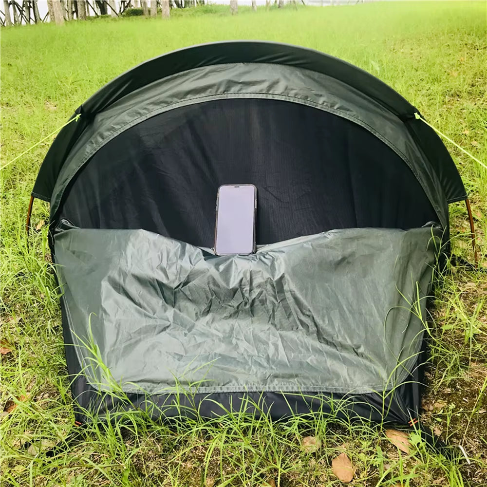 Ultralight Tent Backpacking Tent Outdoor Camping Sleeping Bag Tent Lightweight Single Person Bivvy Bagtent