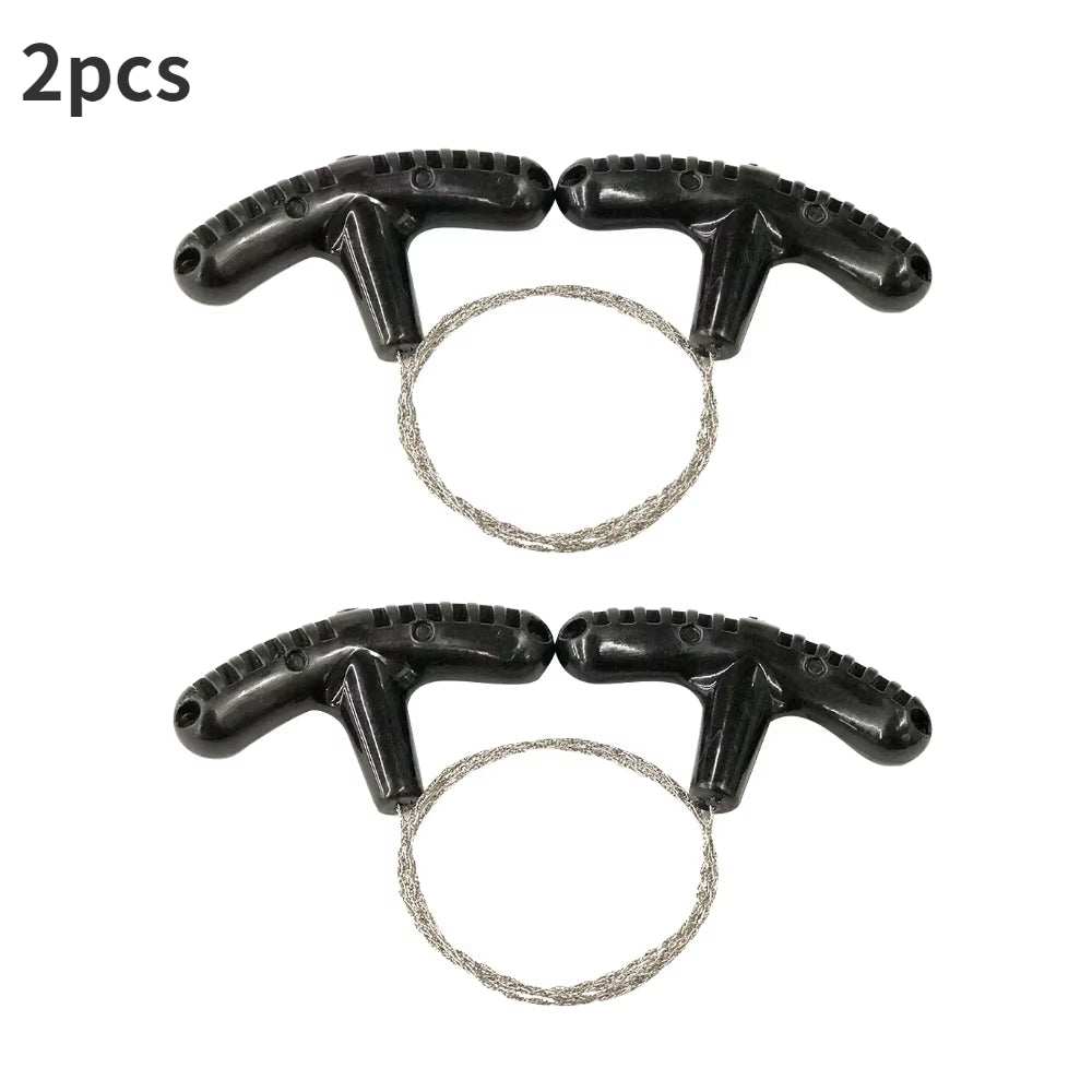 Stainless Steel Wire Saw Flint Cutting Equipment for Emergency Travel Camping Hiking Hcroll Outdoor Survive Tool Hunting Tools