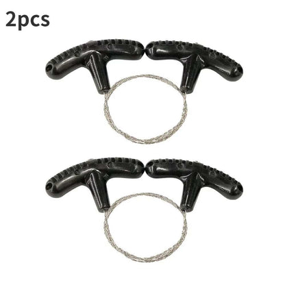 Stainless Steel Wire Saw Flint Cutting Equipment for Emergency Travel Camping Hiking Hcroll Outdoor Survive Tool Hunting Tools