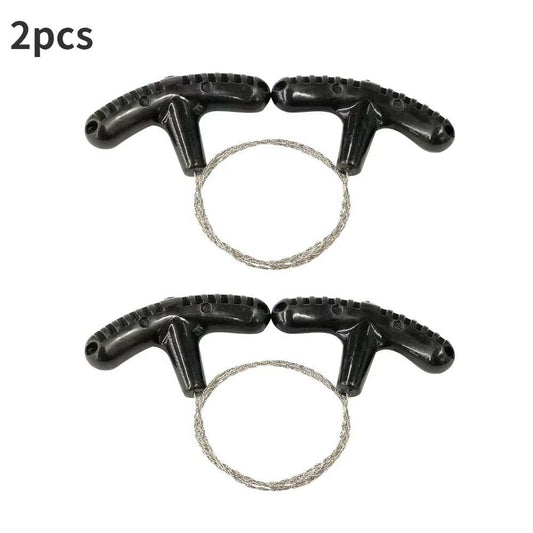 Stainless Steel Wire Saw Flint Cutting Equipment for Emergency Travel Camping Hiking Hcroll Outdoor Survive Tool Hunting Tools