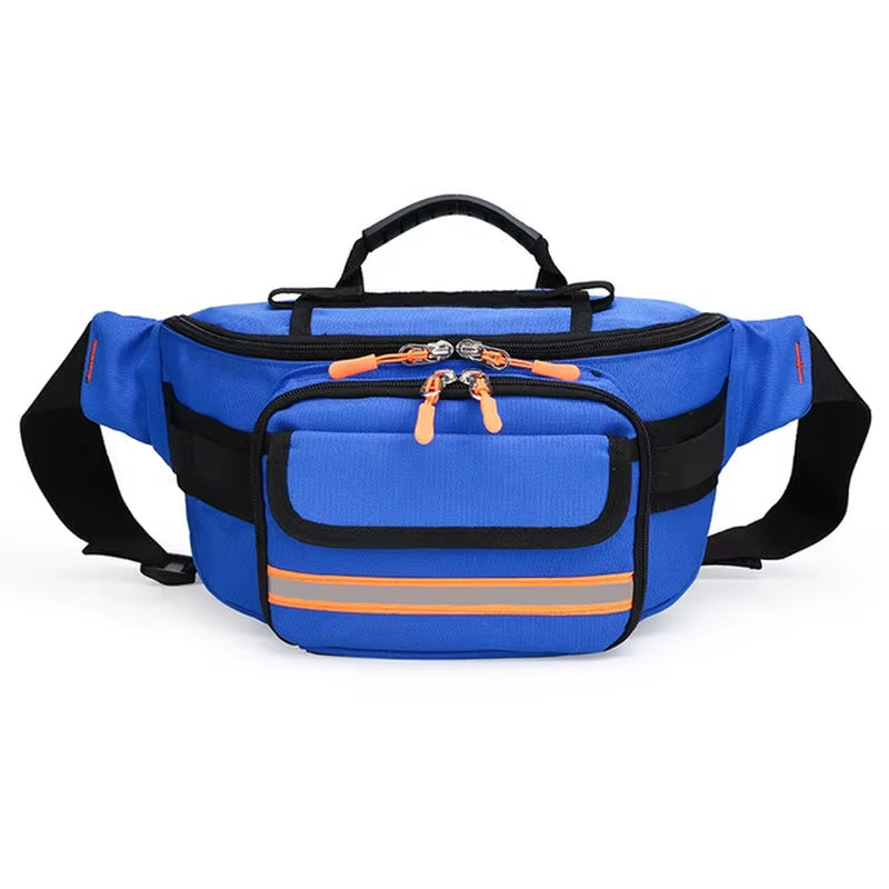 Empty Rescue Waist Bag First Aid Bag for Camping Travel Medical Storage Medical Organizer Outdoor Emergency Survival Running