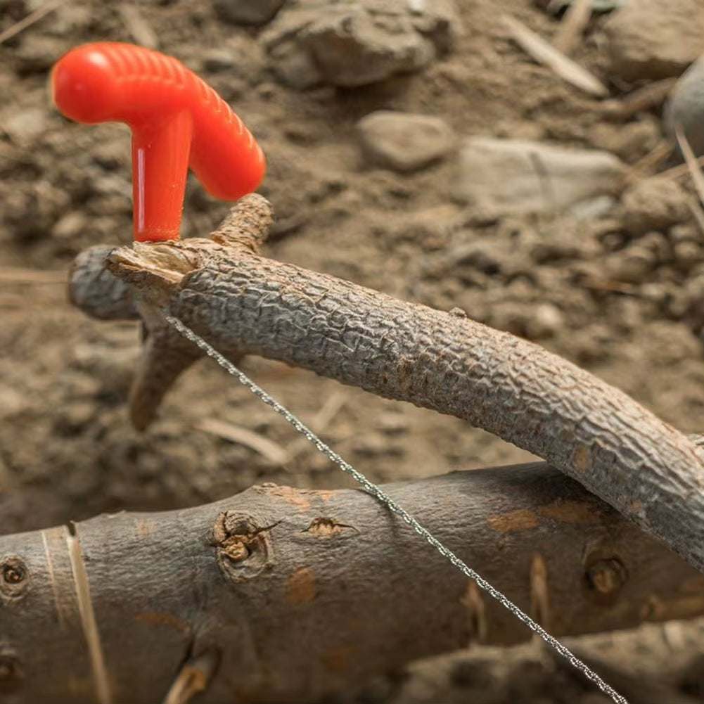 Stainless Steel Wire Saw Flint Cutting Equipment for Emergency Travel Camping Hiking Hcroll Outdoor Survive Tool Hunting Tools