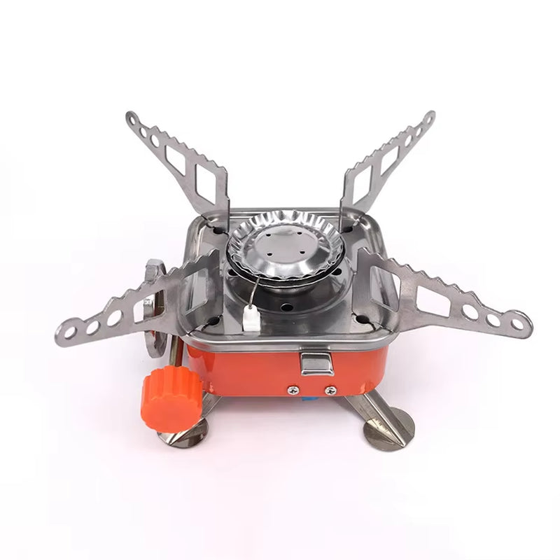 Camping Stove Outdoor Cooking Burner Portable Gas Stove Hiking Picnic Equipment Trekking Picnic Party Boiler Cassette Stove