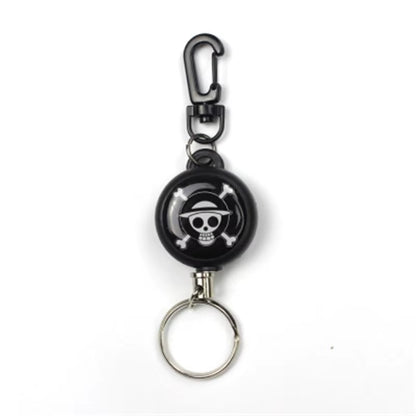 Anti-Theft Telescopic Keychain Retractable Hook Keychain Telescopic Burglar Chain Key Holder Tactical Key Ring Accessories 60Cm