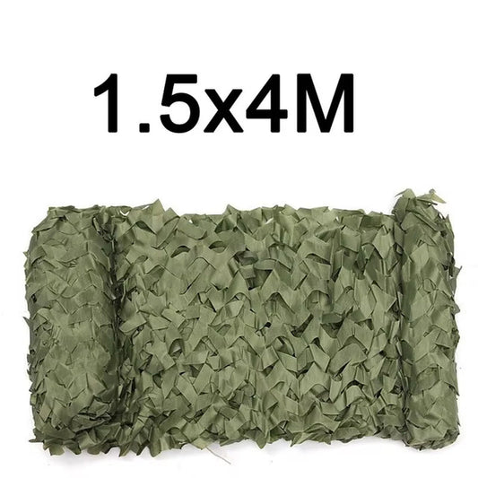 Camouflage Net 1.5M*2 3 4 5 6 7 8 9 10M Wide Camouflage Camo Netting Bulk Roll Decoration Sun Shade Party Camping Desert Jungle