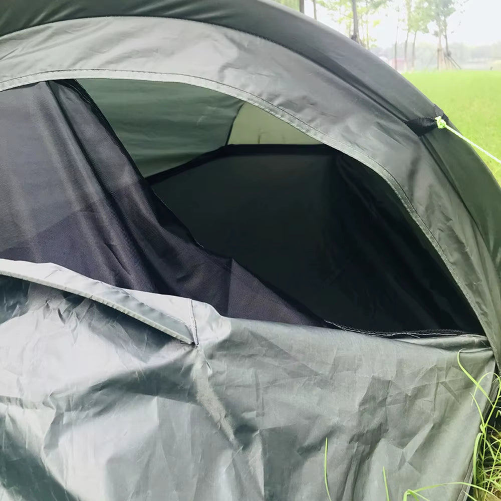 Ultralight Tent Backpacking Tent Outdoor Camping Sleeping Bag Tent Lightweight Single Person Bivvy Bagtent