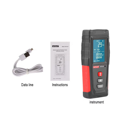 Electromagnetic Field Radiation Detector Tester Emf Meter Rechargeable Handheld Portable Counter Emission Dosimeter Computer