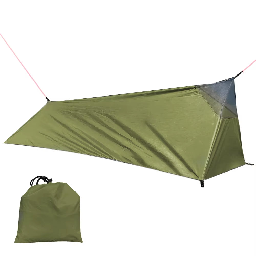 Backpacking Tent Outdoor Camping Sleeping Bag Tent Lightweight Single Person Tent with Mosquito Net Outdoor Sleeping Bag