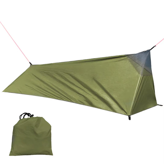 Backpacking Tent Outdoor Camping Sleeping Bag Tent Lightweight Single Person Tent with Mosquito Net Outdoor Sleeping Bag