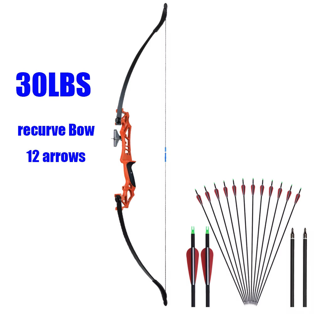 Takedown Recurve Bow & Arrow Set Hunting Target Shooting 30-50Lbs Archery for Beginner /Sending an Order from MOSCOW