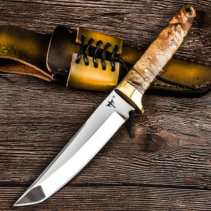 Defensive Field Straight Knife For Survival