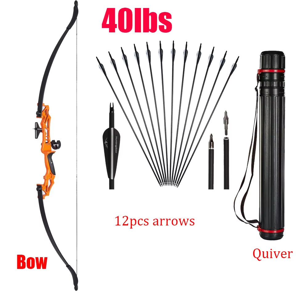 Takedown Recurve Bow & Arrow Set Hunting Target Shooting 30-50Lbs Archery for Beginner /Sending an Order from MOSCOW