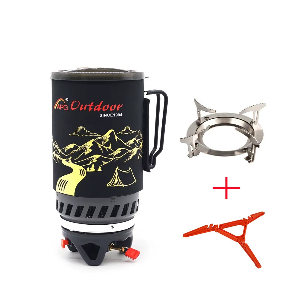 1400Ml Camping Gas Stove Fires Cooking System and Portable Gas Burners