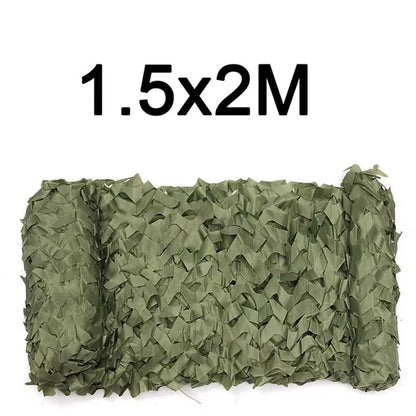 Camouflage Net 1.5M*2 3 4 5 6 7 8 9 10M Wide Camouflage Camo Netting Bulk Roll Decoration Sun Shade Party Camping Desert Jungle